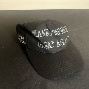 Black Cap never surrender trump make America great again